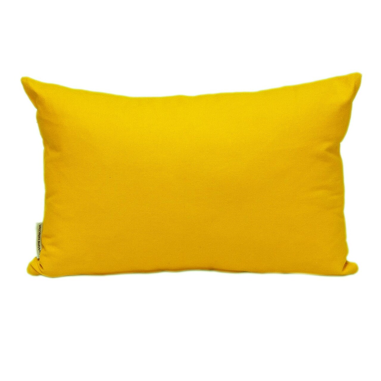 Nassau Collection Rectangular Cotton Throw Pillow with Zipper - 18" - Mustard Yellow